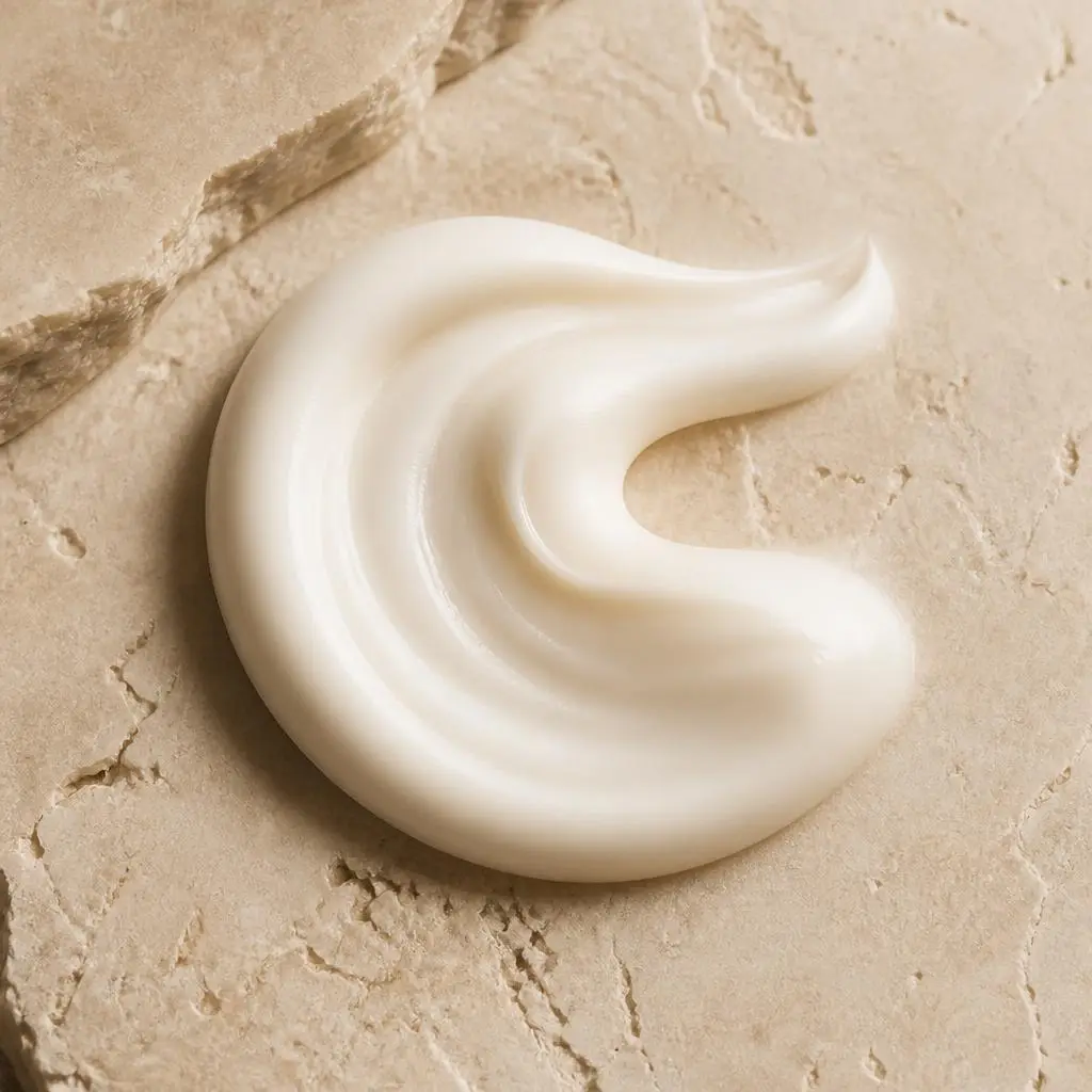 Texture de crème BIOCARE travaillée en atelier