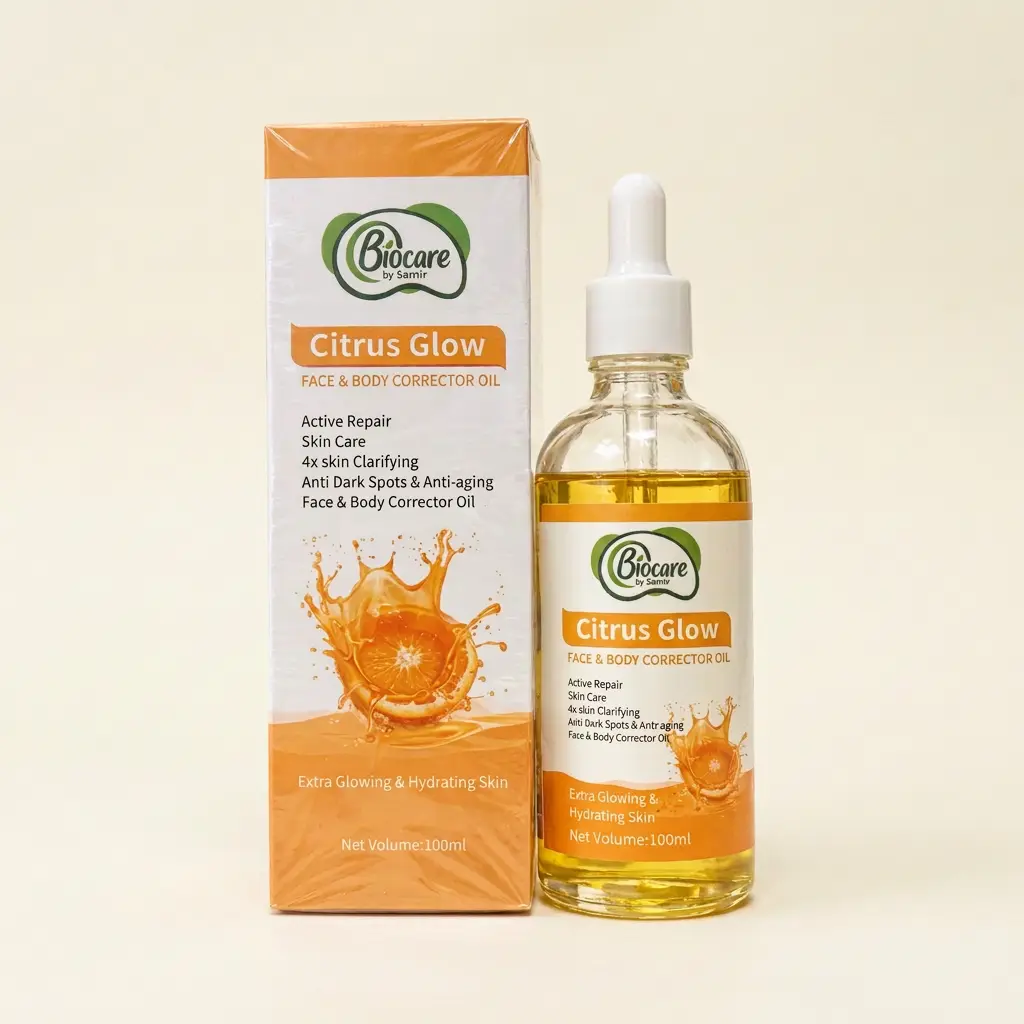 Citrus Glow — Huile correctrice — Complexe agrumes, anti-taches visage & corps
