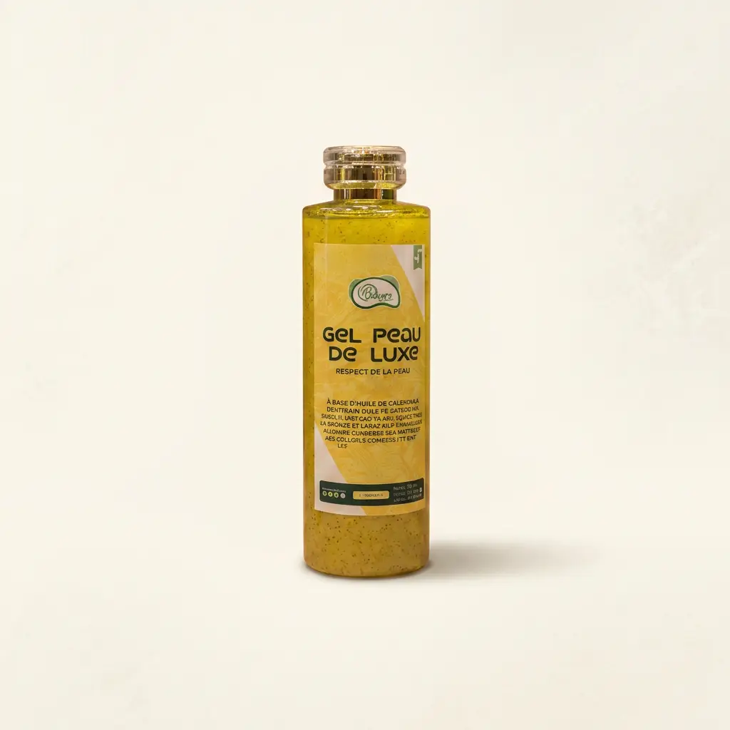 Gel Peau de Luxe — Huile de calendula — respect de la peau